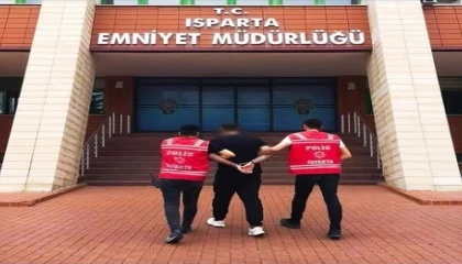 Ispartada hakkında 9 yıl 10 ay hapis cezası bulunan şahıs yakalandı