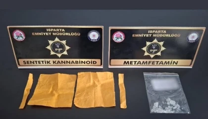 Ispartada uyuşturucu operasyonunda 1 şüpheli yakalandı