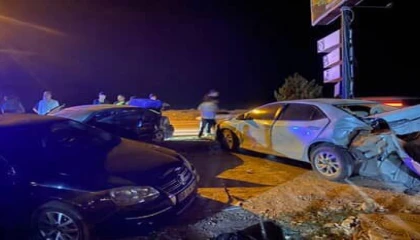 Kahramanmaraşta trafik kazası: 3 yaralı