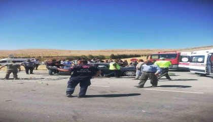 Kahramanmaraşta zincirleme kaza: 1 ölü, 8 yaralı