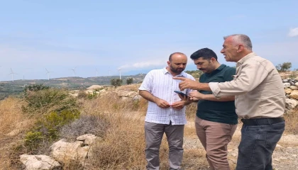 Kaymakam Yazıcı, deprem konutları alanını inceledi