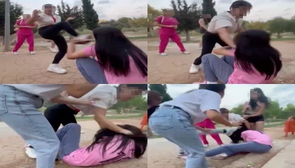 Kızlar arasında kavga kamerada: 16 yaşındaki şüpheli tutuklandı