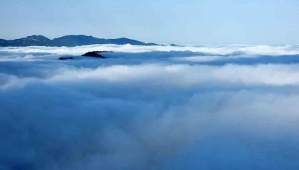 Kocadaz Tepesinde kartpostallık görüntüler oluştu