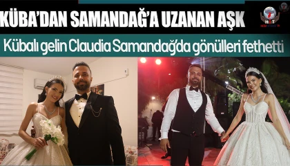 Kübalı gelin Arap usulü düğünle dünyaevine girdi