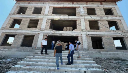 Manavgatta Yatılı Hafızlık Kız Kuran Kursunun kaba inşaatı tamamlandı