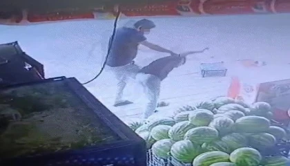 Marulu beğenmeyince çalışanı döven bekçi, adliyeye sevk edildi