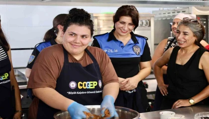 Mersin polisinden geleceğin aşçılarına destek