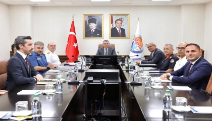 Mersinde güvenlik ve asayiş toplantısı yapıldı