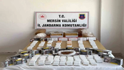 Mersinde kaçak makaron operasyonu: 3 gözaltı