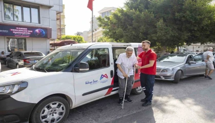 Mersinde onkoloji hastalarına ücretsiz servis hizmeti