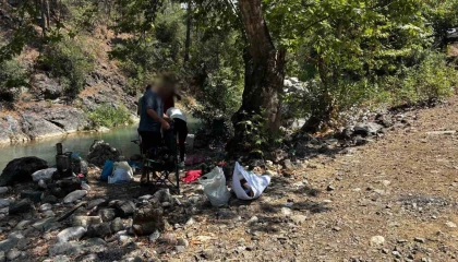 Mersinde ormanlık alana izinsiz girenlere ceza kesildi