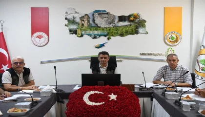 Mersinde yanın değerlendirme toplantısı yapıldı