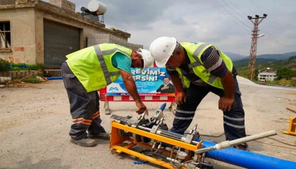 MESKİ, altyapı hattı çalışmalarını sürdürüyor