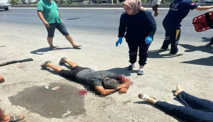 O anlar kamerada: Yol kenarında kadın arkadaşını öldürüp intihara teşebbüs etti