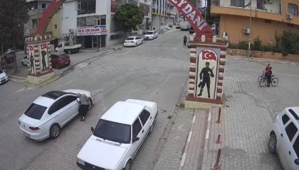 Osmaniyede otomobil görme engelli vatandaşa çarptı