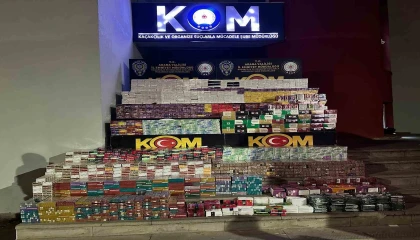 Saman yüklü tırdan 3 milyon TLlik gümrük kaçağı sigara çıktı