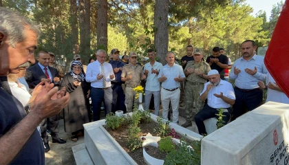 Şehit Başçavuş Ferhat Gedik, şehadetinin 8. yılında Hatay'da anıldı