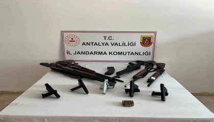 Serikte kaçak silah operasyonu