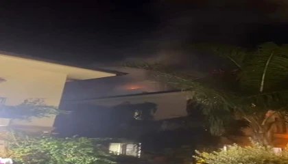 Side Antik Kentte restoranın bacasında çıkan yangın büyümeden söndürüldü