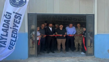 Sosyal ve kültürel etkinliklerin yapılacağı salon hizmete açıldı