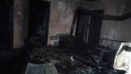 Torununun doğum gününü kutlarken evinin yandığı haberini aldı