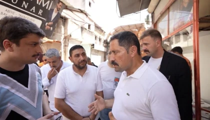 Vali Masatlı, Tarihi Uzun Çarşıdaki çalışmaları inceledi