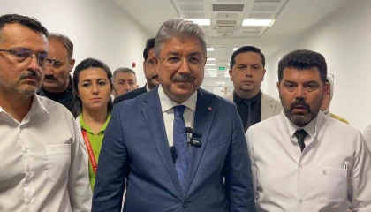 Vali Yılmaz: Bu yeşil vatanı korumakta kahramanca bir mücadele veriliyor. Türkiyemizin başı sağ olsun diyorum