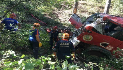 Yangına müdahaleye giden arazöz devrildi: Orman işçisi şehit oldu, 5 yaralı