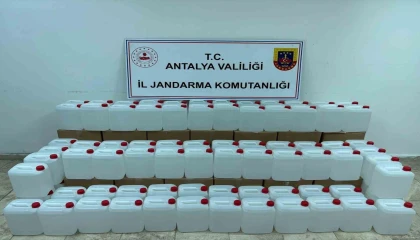 500 litre kaçak alkol ele geçirildi