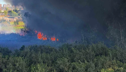 Adanada geri dönüşüm fabrikasında yangın çıktı
