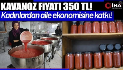 Afetzede kadınların ürettiği domates salçası aile ekonomisine katkı sağlıyor