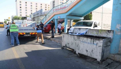 Akdenizde yeni çöp konteynerleri cadde ve sokaklara yerleştiriliyor