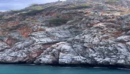 Alanyada denize ölümüne atlayış