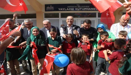 Antakya Belediyesi, Yaylacık Mahallesinde açtığı kütüphaneyle çocukları kitapla buluşturdu