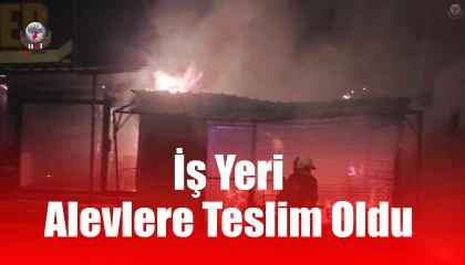 Antakyada alevlere teslim olan iş yeri kullanılmaz hale geldi