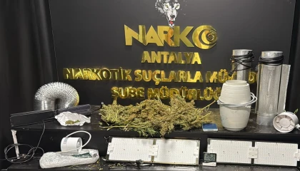 Antalyada 1 haftada uyuşturucu madde suçundan 13 şahıs tutuklandı