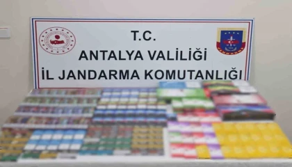 Antalyada kaçak sigara operasyonu