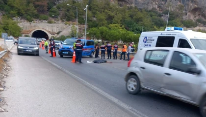 Antalyada motosiklet kazası: 1 ölü