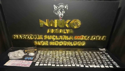 Antalyada uyuşturucu ticareti operasyonlarında 38 şüpheli yakalandı, 23ü tutuklandı