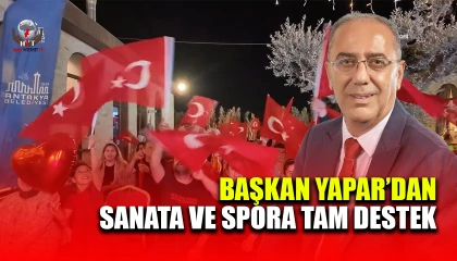 BAŞKAN YAPAR’DAN SANATA VE SPORA TAM DESTEK