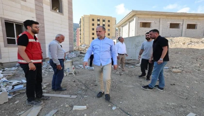 Belende afet konutlarının teslimi Kasın ayında tamamlanacak