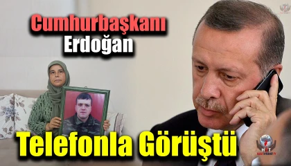 Cumhurbaşkanı Erdoğanın telefon görüşmesi yaptığı şehit eşi: