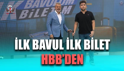 Depremzede öğrencilerin üniversite yolundaki ilk biletlerini ve bavullarını Hatay Büyükşehir Belediyesi hediye etti