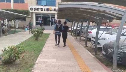 Dörtyolda hapis cezası ile aranan 2 kişi tutuklandı