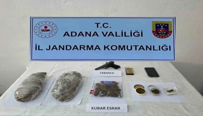 Evinde bir kilogram esrar ele geçirilen şüpheli tutuklandı