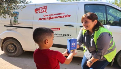 Halk süt 2025 yılında 10 bin çocuğa ulaştırıldı