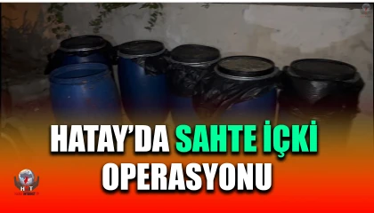 Hatayda bin 260 litre fermente halde sahte içki ele geçirildi