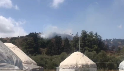 Hatayda çıkan orman yangını büyümeden söndürüldü