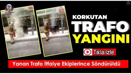 Hatayda trafo yangını itfaiye ekiplerince söndürüldü