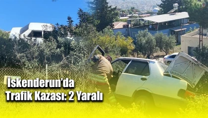 İskenderun’da trafik kazası:2 yaralı